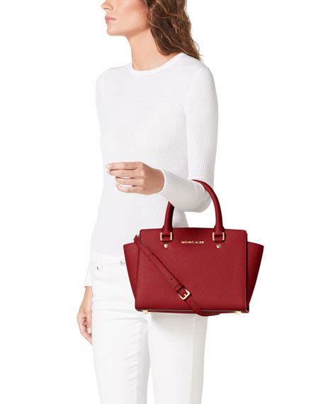 michael kors women's selma medium top-zip satchel|MICHAEL Michael Kors Selma Medium Top Zip Satchel .